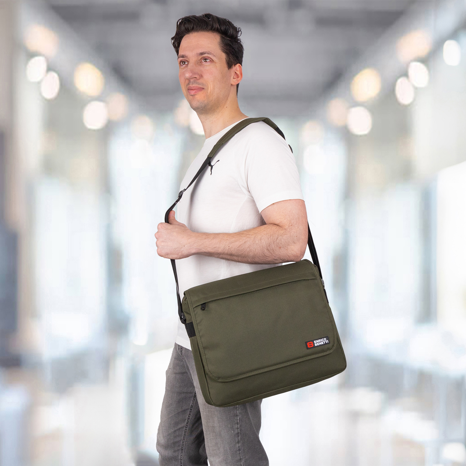 Arbeitstasche Umhängetasche Messenger BagBase Herrentasche