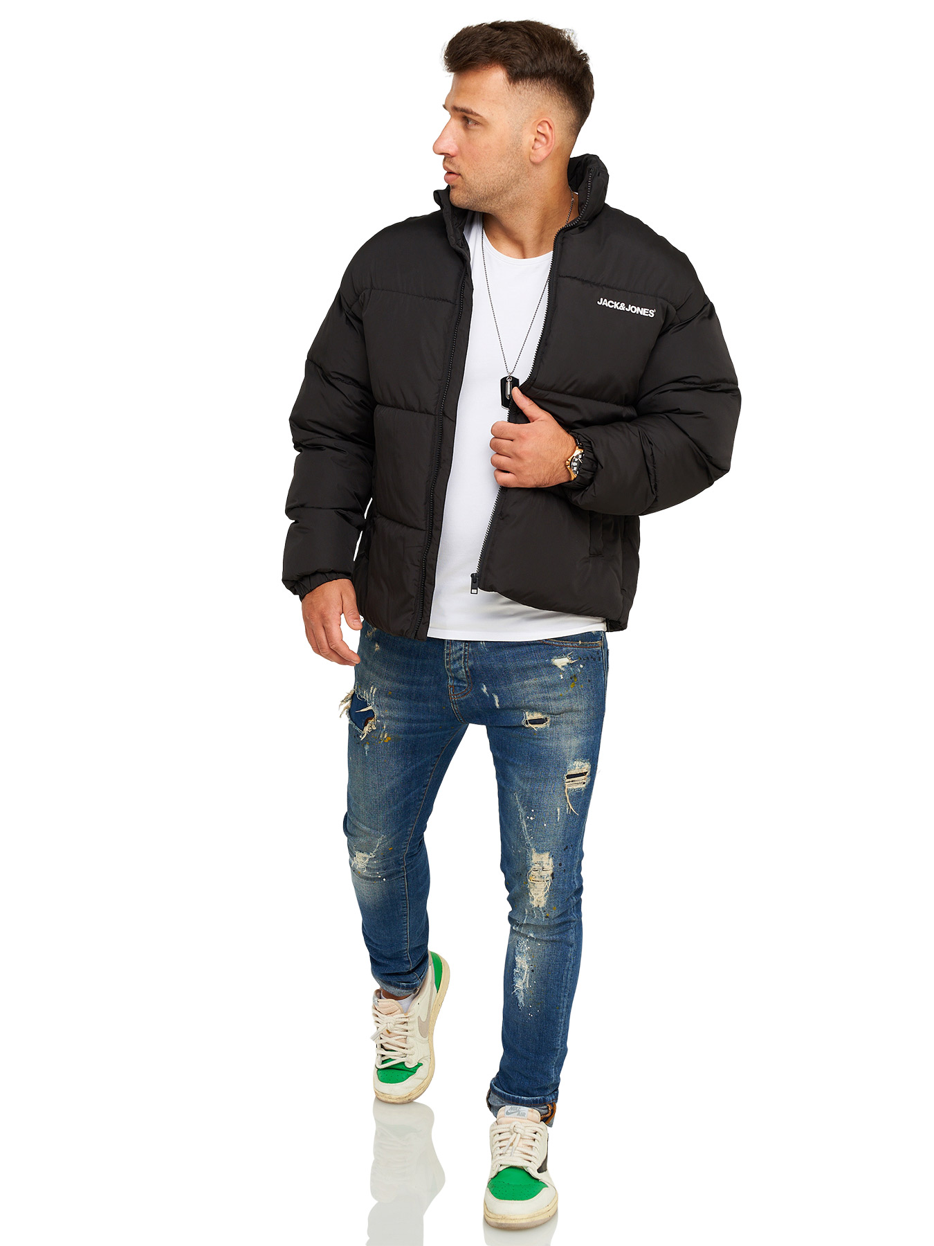 Jack Jones Infinity Herren Winterjacke VESPER PUFFER Steppjacke