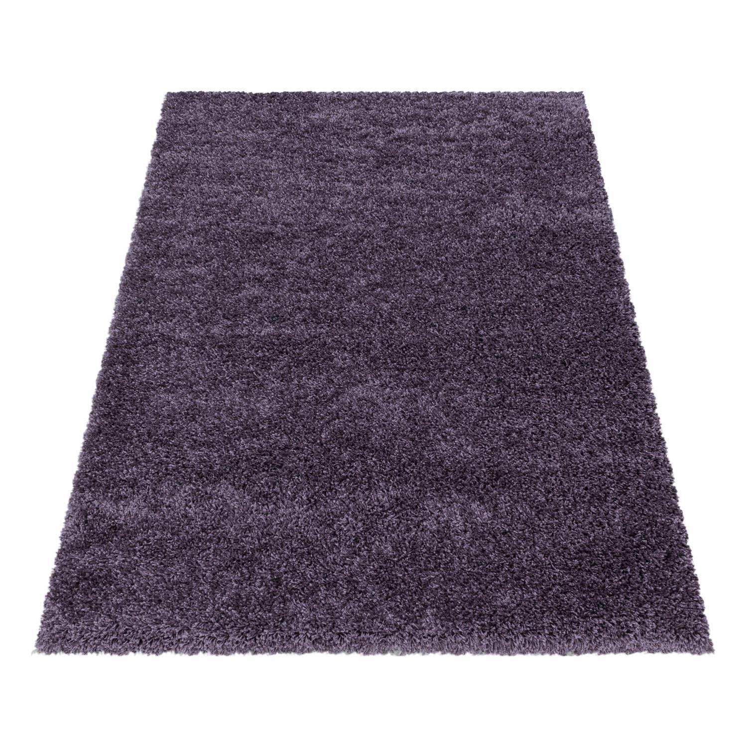 Hochflor Teppich SYDNEY VIOLETT