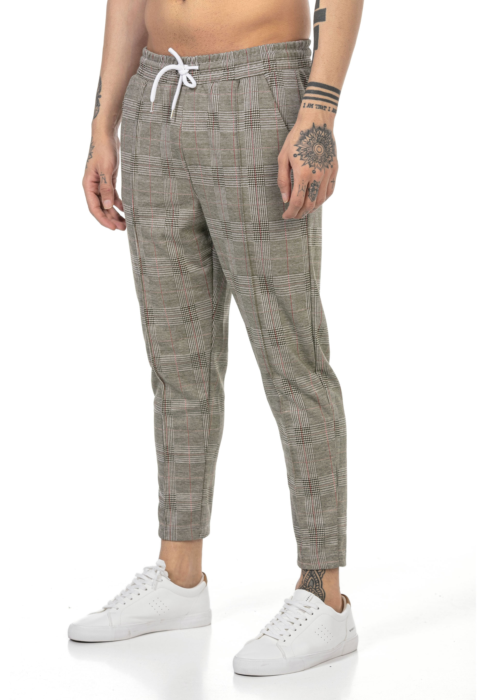 Redbridge Jeans Herren Hose Scacchi Jogger Chino Pants Freizeithose Kariert Jogg - Bild 26 von 34