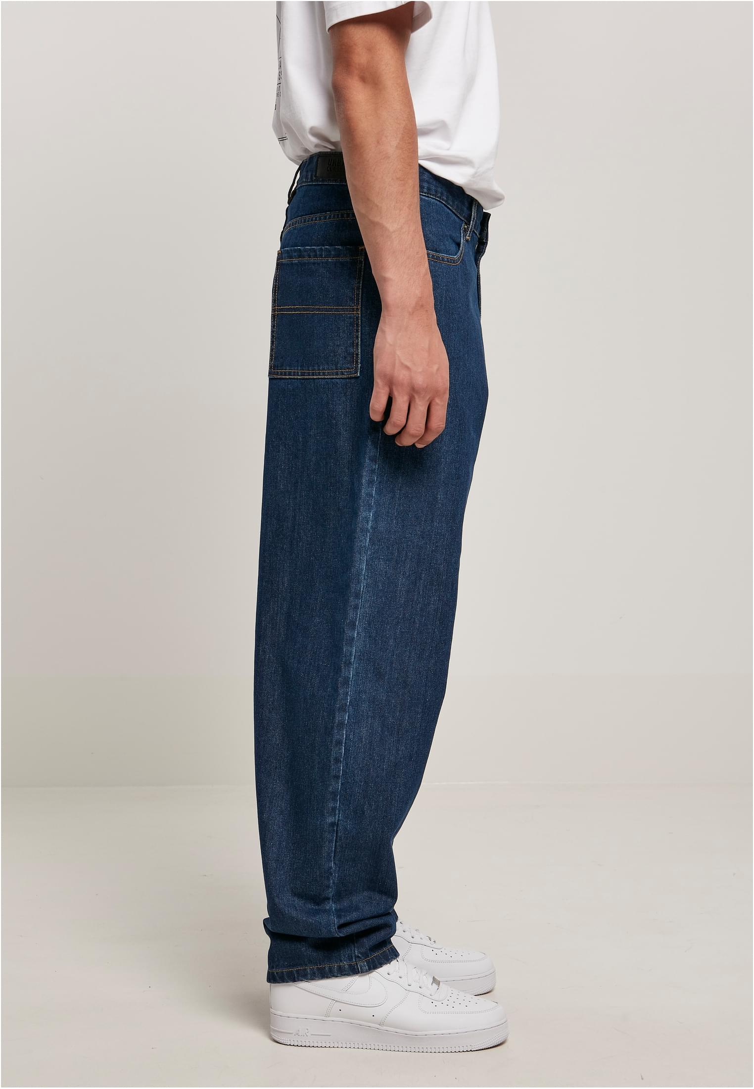 Urban Classics 90‘s Jeans Hose Oversize Fit RetroJeanshose Denim 100% Baumwolle - Bild 22 von 62